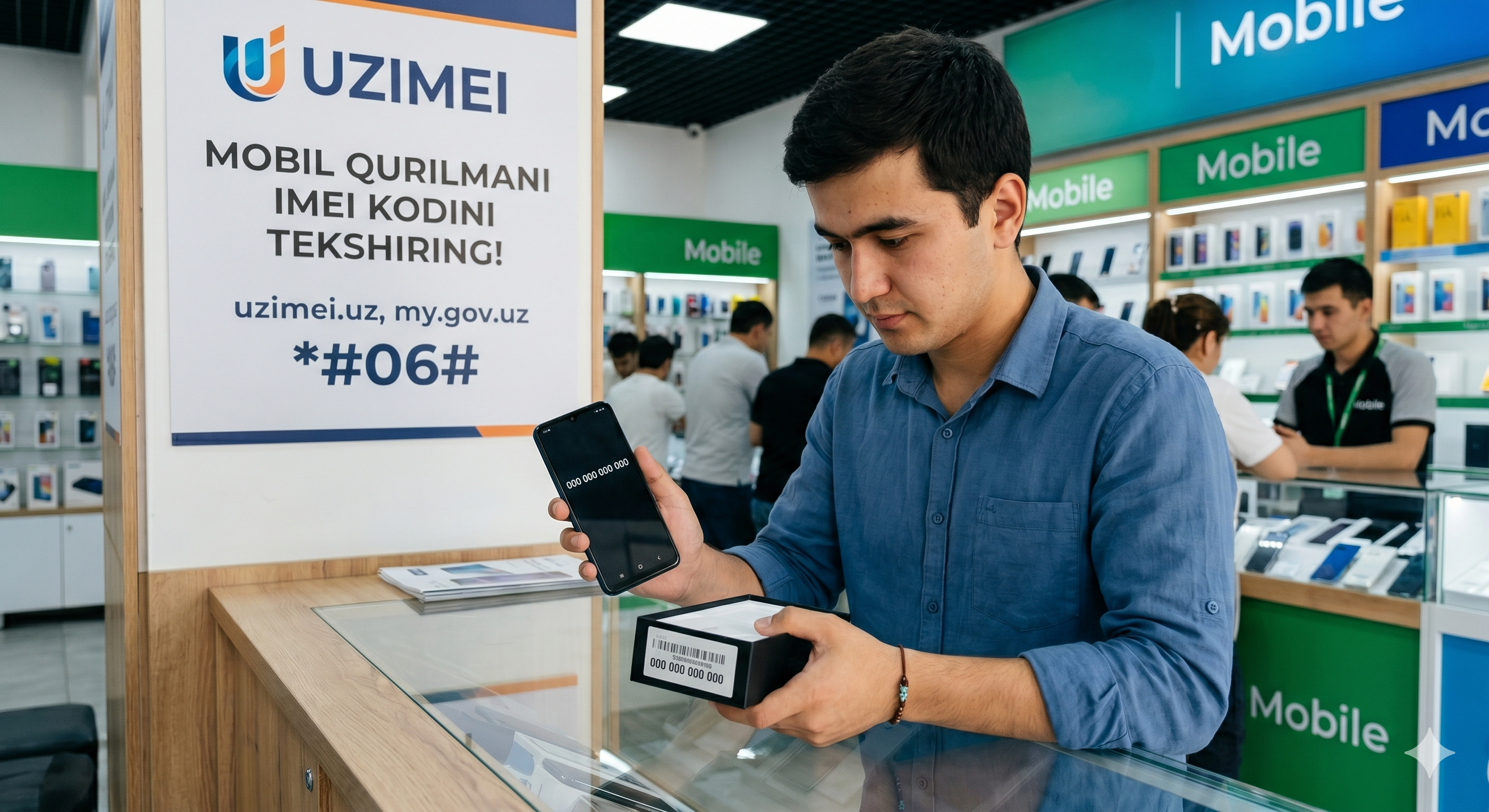 Telefon sotib olishdan oldin IMEI kodini tekshiring❗️